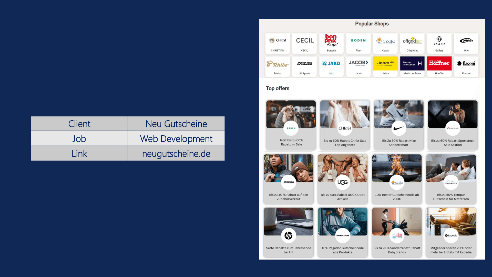 Neu Gutscheine